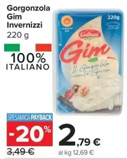 Carrefour Express Gorgonzola Gim Invernizzi offerta