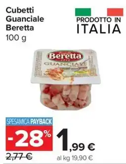Carrefour Express Cubetti Guanciale Beretta offerta