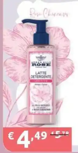 PiùMe Acqua alle Rose Latte Detergente offerta