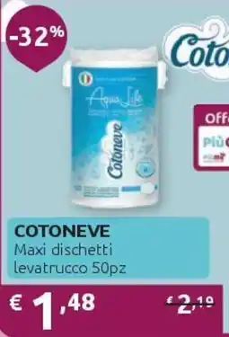 PiùMe Cotoneve Maxi dischetti levatrucco offerta