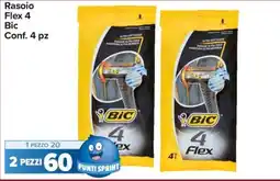 Carrefour Express Rasoio Flex 4 Bic offerta