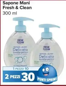 Carrefour Express Sapone Mani Fresh & Clean offerta