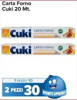 Carrefour Express Carta Forno Cuki offerta