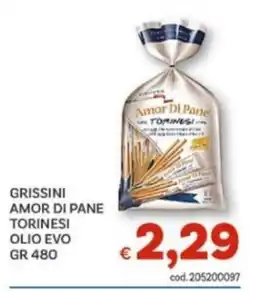 Vivo Supermercati Grissini Amor di Pane Torinesi offerta