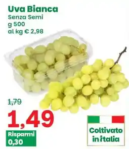 Prix Quality Uva Bianca Senza Semi offerta