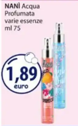 Acqua & Sapone NANI Acqua Profumata varie essenze offerta