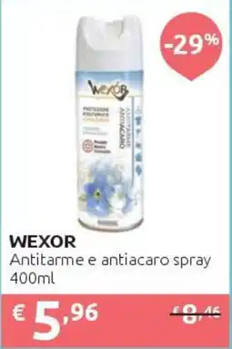 PiùMe WEXOR Antitarme e antiacaro spray offerta