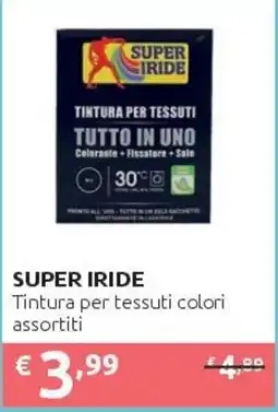 PiùMe Super Iride Tintura per tessuti colori assortiti offerta