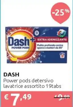 PiùMe Dash Power pods detersivo lavatrice assortito offerta