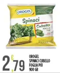 Euroesse Orogel spinaci cubello foglia più offerta