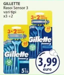 Acqua & Sapone Gillette Rasoi Sensor 3 offerta
