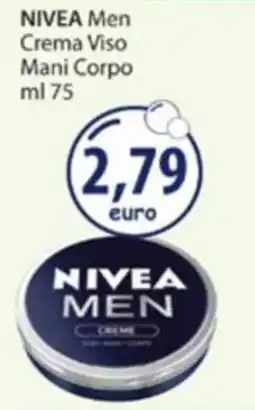 Acqua & Sapone Nivea Men Crema Viso Mani Corpo offerta