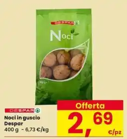Eurospar Noci in guscio Despar offerta
