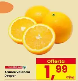 Eurospar Arance Valencia Despar offerta