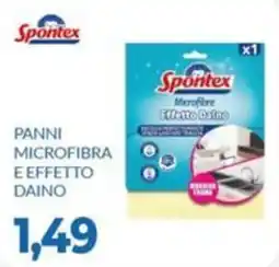 GeD Shopping Spontex panni microfibra effetto daino offerta