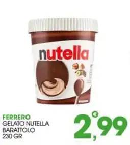 Rosa Cash Gelato Nutella offerta