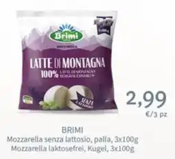 Interspar Brimi Mozzarella senza lattosio offerta