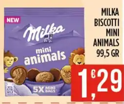Euroesse Milka biscotti mini animals offerta