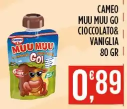 Euroesse Cameo Muu Muu Go Cioccolato & Vaniglia offerta