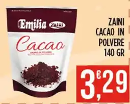 Euroesse Emilia Zaini Cacao offerta