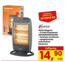 Eurospar Stufa alogena Kasaviva offerta