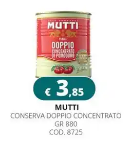Altasfera Mutti conserva doppio concentrato offerta