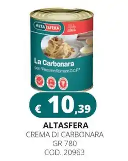 Altasfera Alta Sfera crema di carbonara offerta