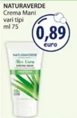 Acqua & Sapone Naturaverde Crema Mani Aloe Vera offerta