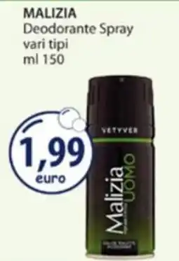 Acqua & Sapone Malizia Deodorante Spray offerta