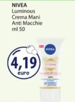 Acqua & Sapone NIVEA Luminous Crema Mani Anti Macchie offerta