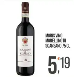 Cash pro Moris Morellino di Scansano offerta