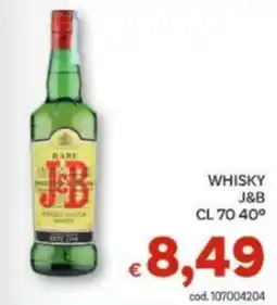 Vivo Supermercati Whisky J&B offerta