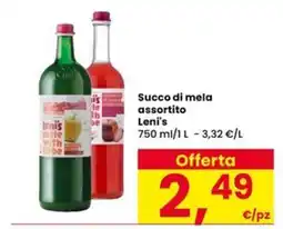 Eurospar Succo di mela assortito Leni's offerta