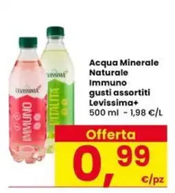 Eurospar Acqua Minerale Naturale Immuno gusti assortiti Levissima+ offerta