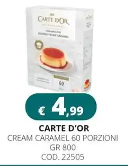 Altasfera Carte d'or cream caramel offerta
