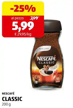 ALDI Nescafé Classic offerta