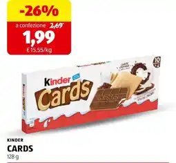 ALDI Kinder Cards offerta