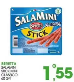 Rosa Cash Beretta salamini stick mini classico offerta