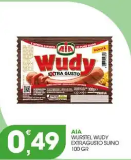 Rosa Cash AIA WURSTEL WUDY EXTRAGUSTO SUINO offerta