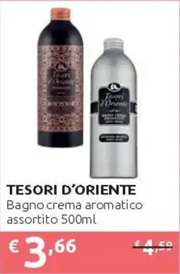 PiùMe Tesori d'Oriente Bagno crema aromatico offerta