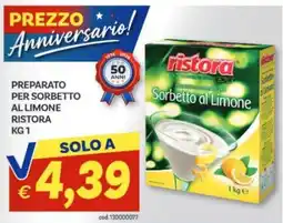 Vivo Supermercati Sorbetto al Limone Ristora offerta