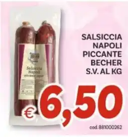 Vivo Supermercati Salsiccia Napoli piccante Becher offerta