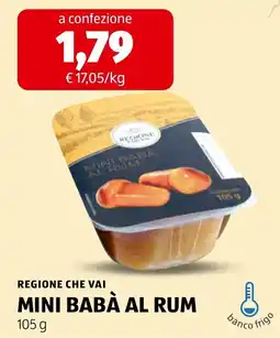 ALDI Regione Che Vai Mini Babà al Rum offerta