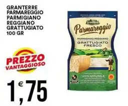 Vantaggio Cash&Carry Granterre Parmareggio Parmigiano Reggiano Grattugiato offerta