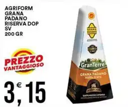 Vantaggio Cash&Carry GranTerre Grana Padano Riserva offerta