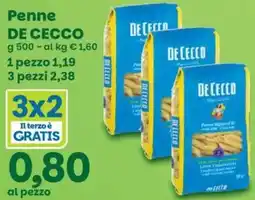 Prix Quality Penne De Cecco offerta