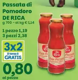 Prix Quality Passata di Pomodoro De Rica offerta