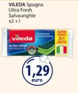 Acqua & Sapone Vileda Spugna Ultra Fresh Salvaunghie offerta