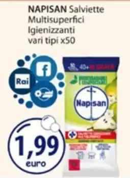 Acqua & Sapone Napisan Salviette Multisuperfici Igienizzanti offerta