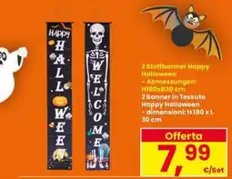 Interspar 2 Stoffbanner Happy Halloween offerta